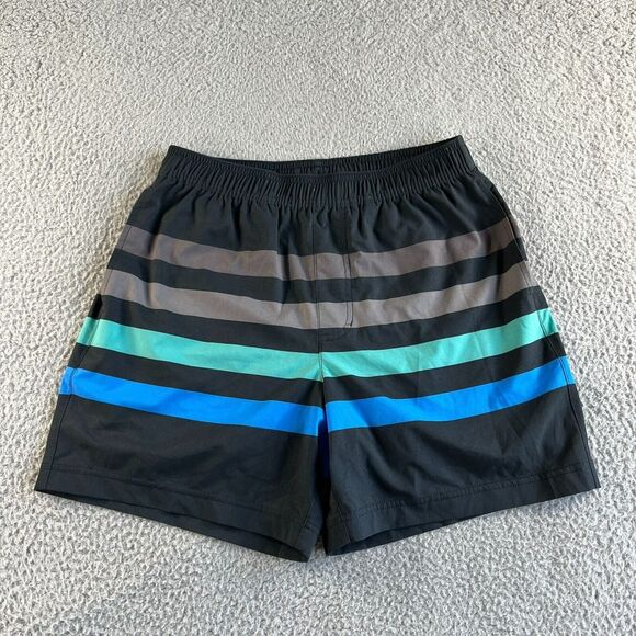 chubbies Other - NEW Chubbies Board Shorts Mens Small Black‎ Blue Striped Swim Trunks Lined Beach